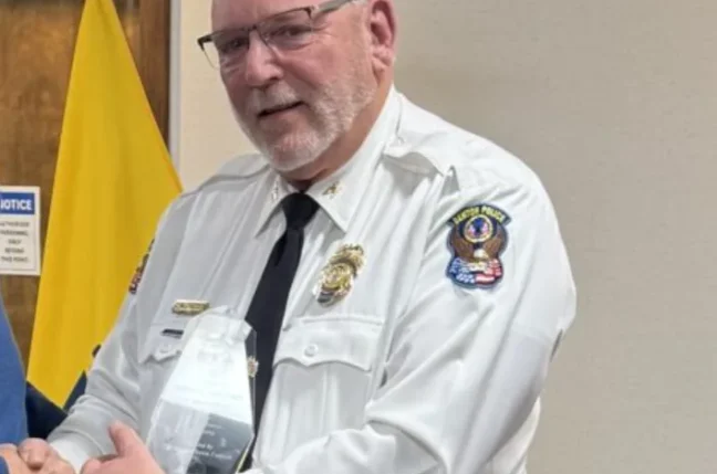 Denton police chief George Bacorn in uniform