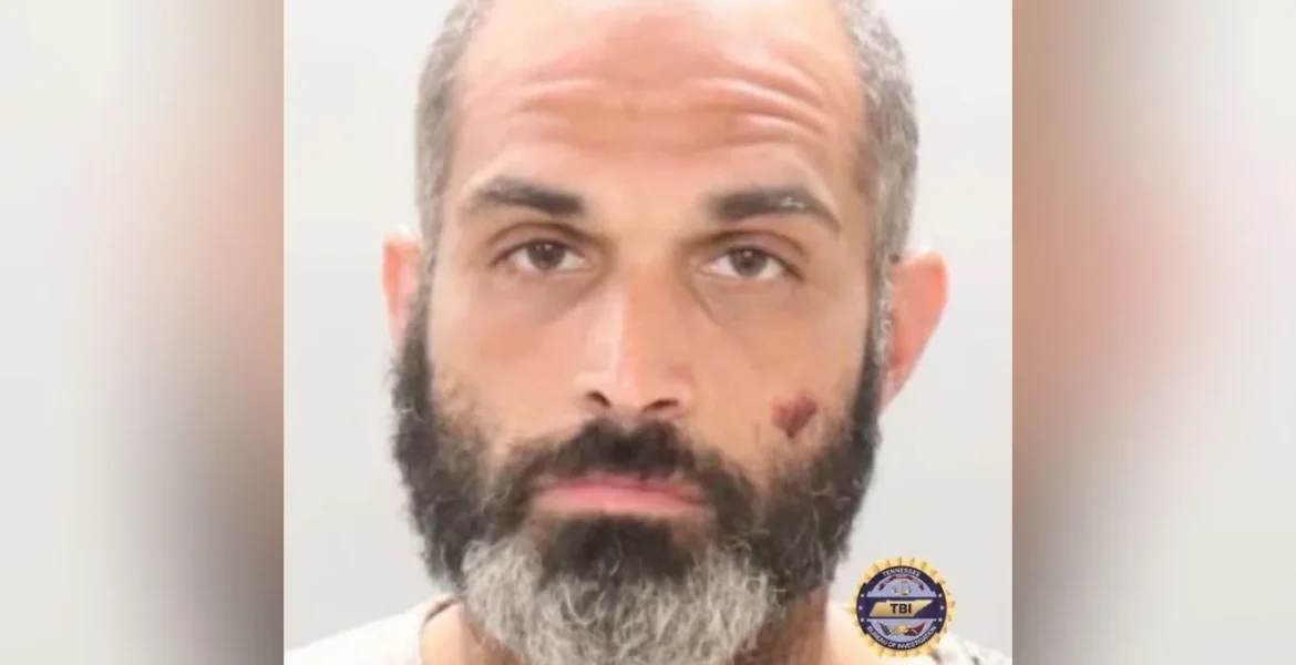 Police alert announcing Knoxville murder suspect Corey Joseph Huff as armed and dangerous