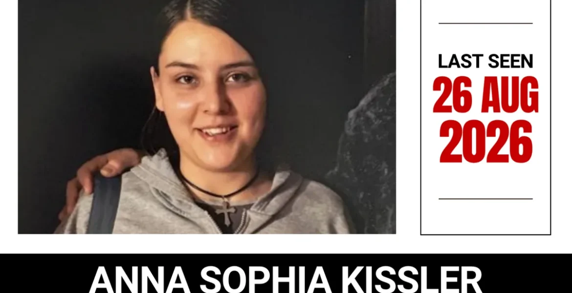 Police alert asking the public to help locate missing woman Anna Sophia Kissler