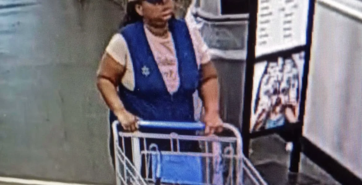 Ocean Springs police ask for help identifying a woman accused of shoplifting from Walmart while wearing a store vest