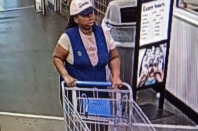 Ocean Springs police ask for help identifying a woman accused of shoplifting from Walmart while wearing a store vest